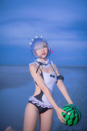 [Ảnh Cosplay] Coser nổi tiếng Nizo Nisa - Áo tắm Rem