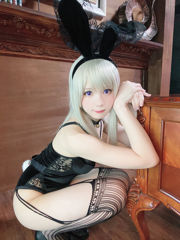 [COS Welfare] Weibo Girl Paper Cream Moon Shimo – Schwarzes Kaninchen