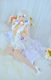 [网 红 Coser] Jiuqu Jean "Hochzeitskleid"