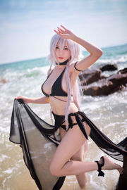 [COS Welfare] Shaking Niang-Li Shi Atlas - Costume da bagno nero Giovanna d'Arco